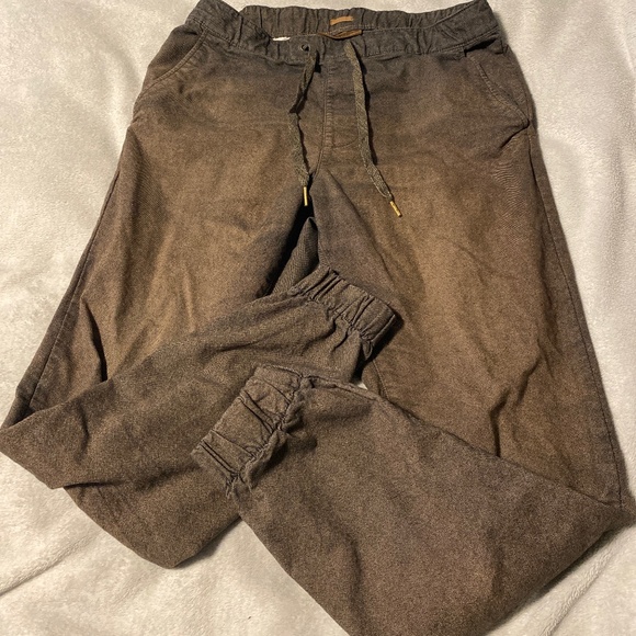 Men's Brown Casual Pants - Picture 1 of 4